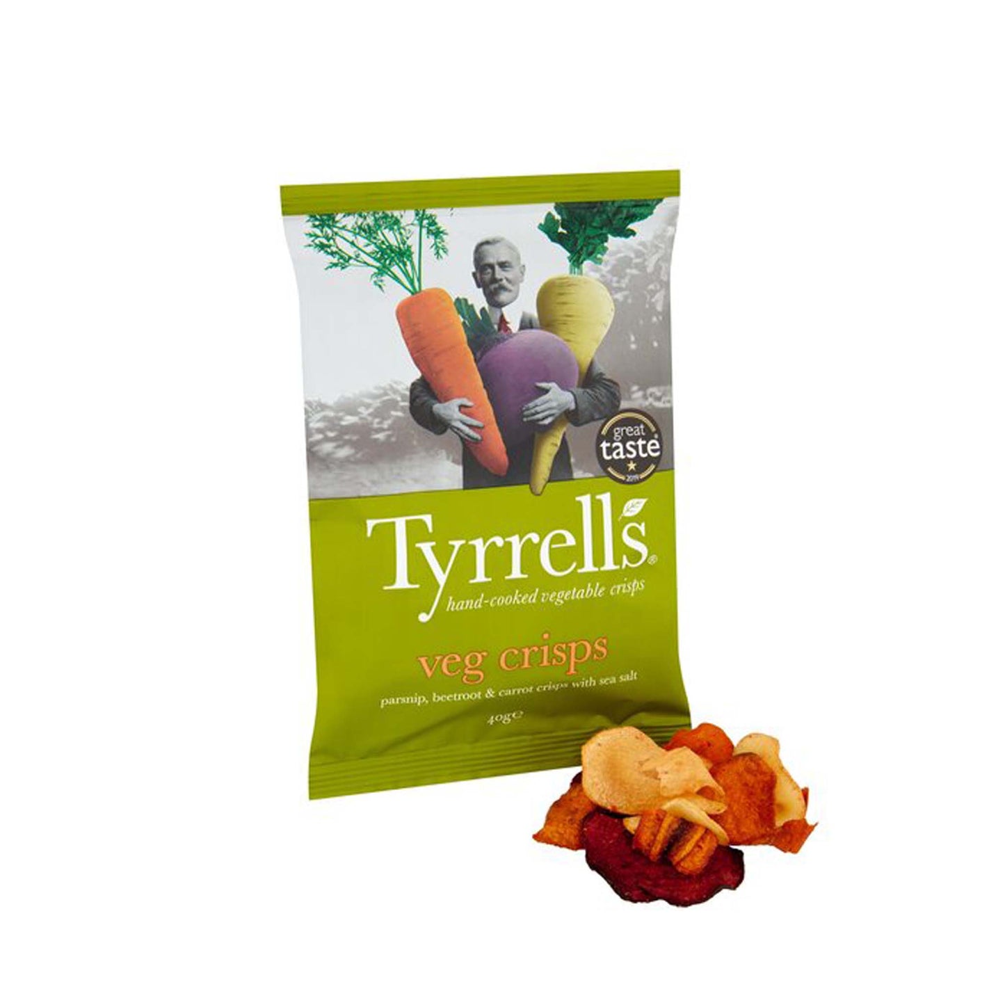 Tyrrells Mixed Root Vegetable Crisps 40G