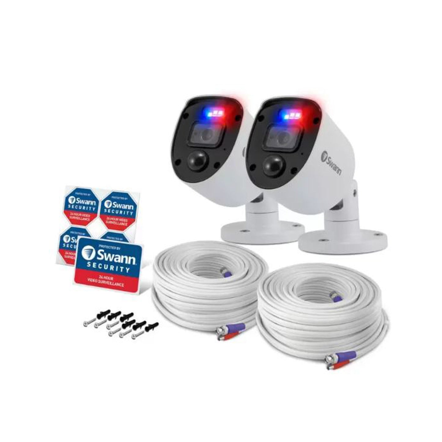 Swann 4K Enforcer Ultra HD Add-On Security Cameras, SWPRO-4KRLPK2