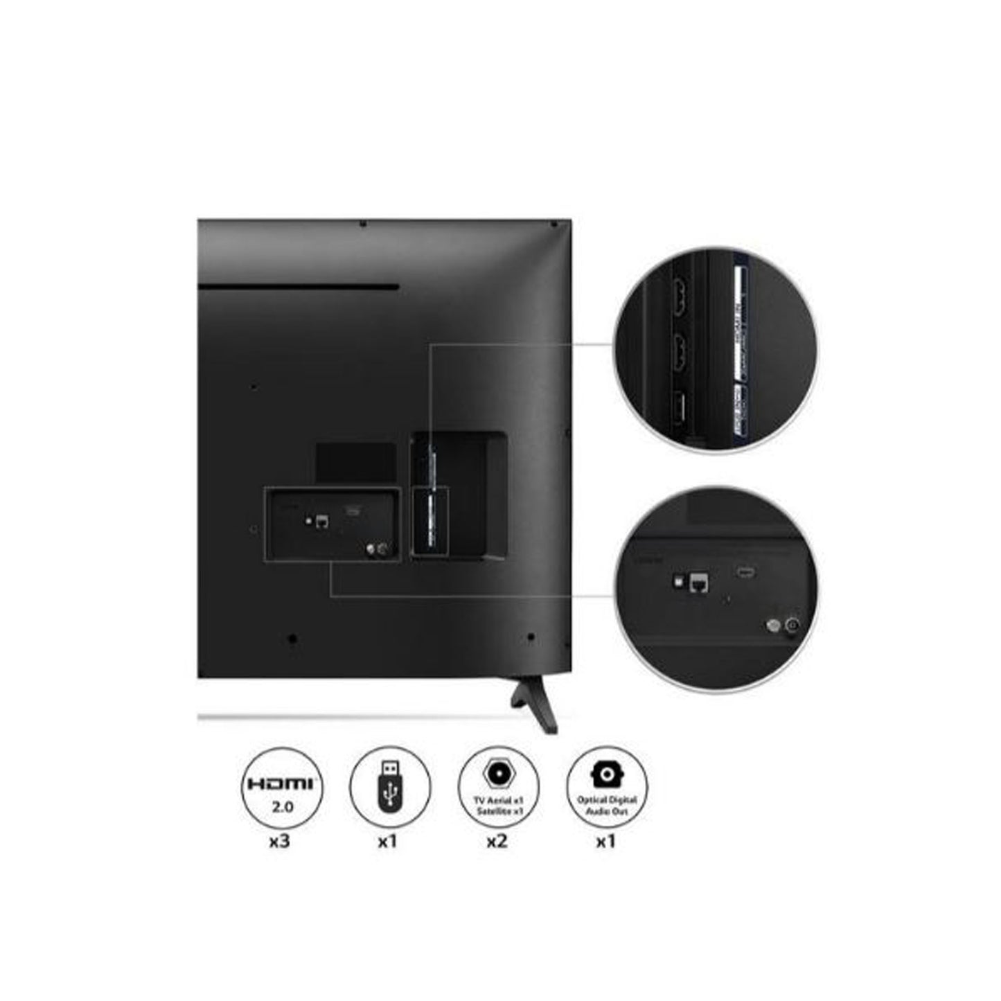 LG 43UQ75006LF 43" Smart 4K Ultra HD HDR LED TV