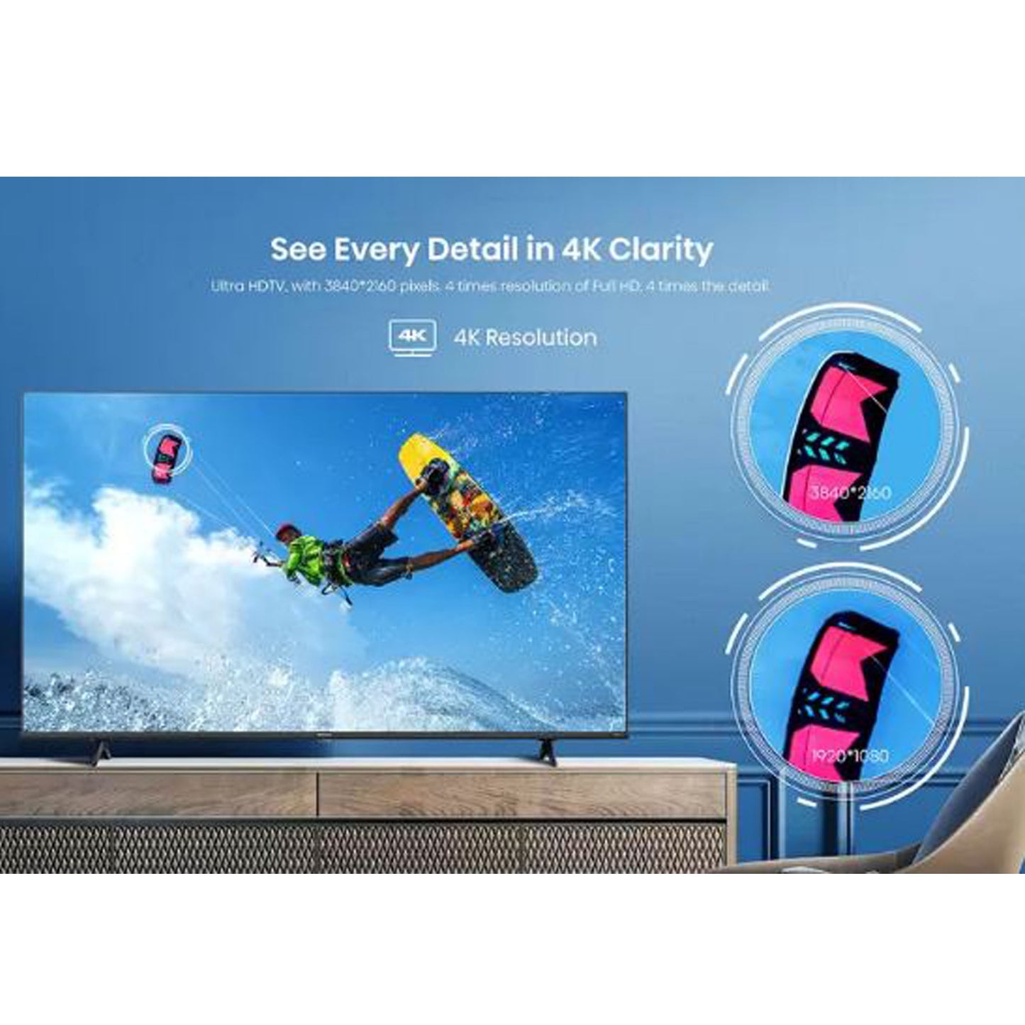 Hisense 43E7HQTUK QLED 4K UHD Smart TV