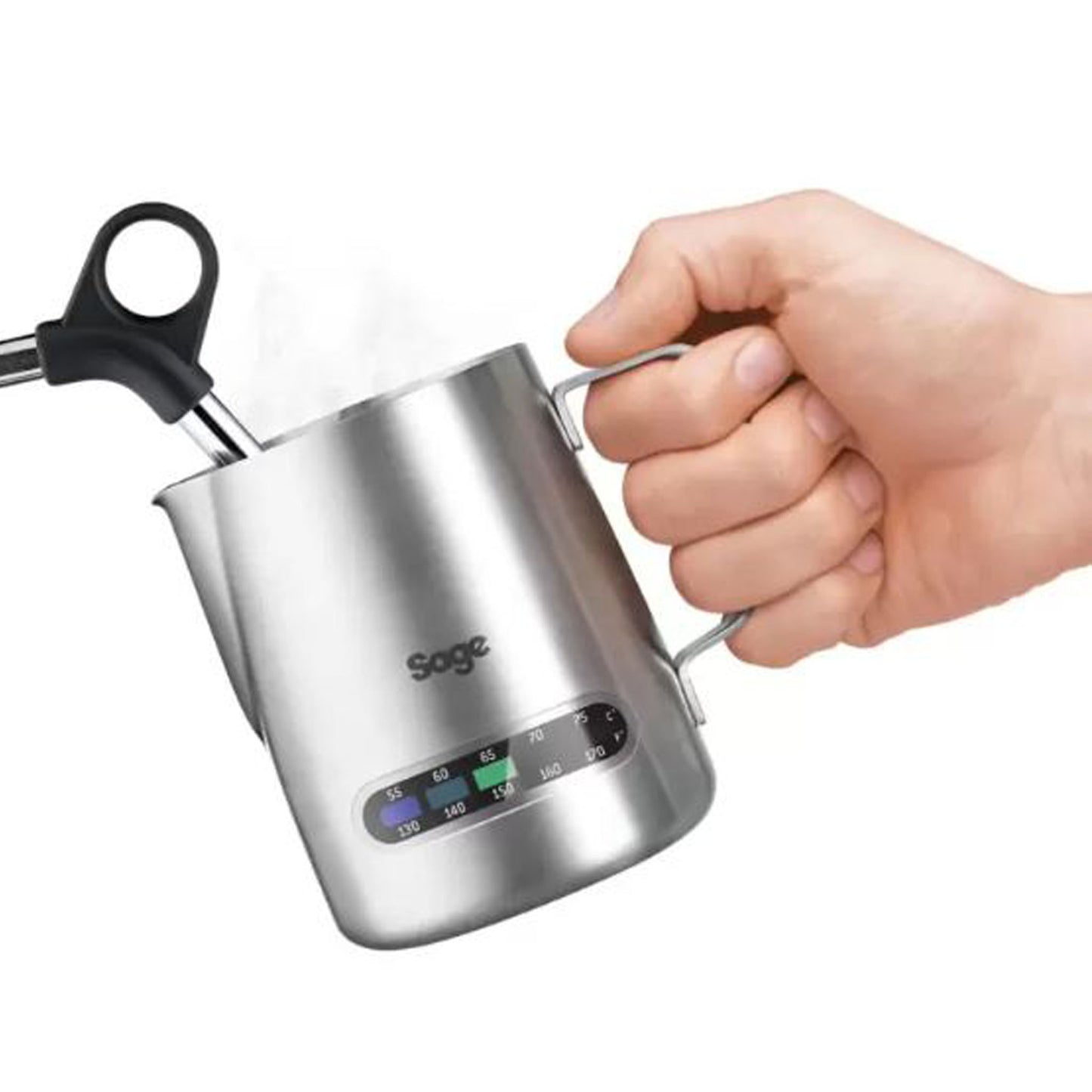 Sage Barista Express Bean to Cup Coffee Machine in Brushed Stainless Steel, BES875UK