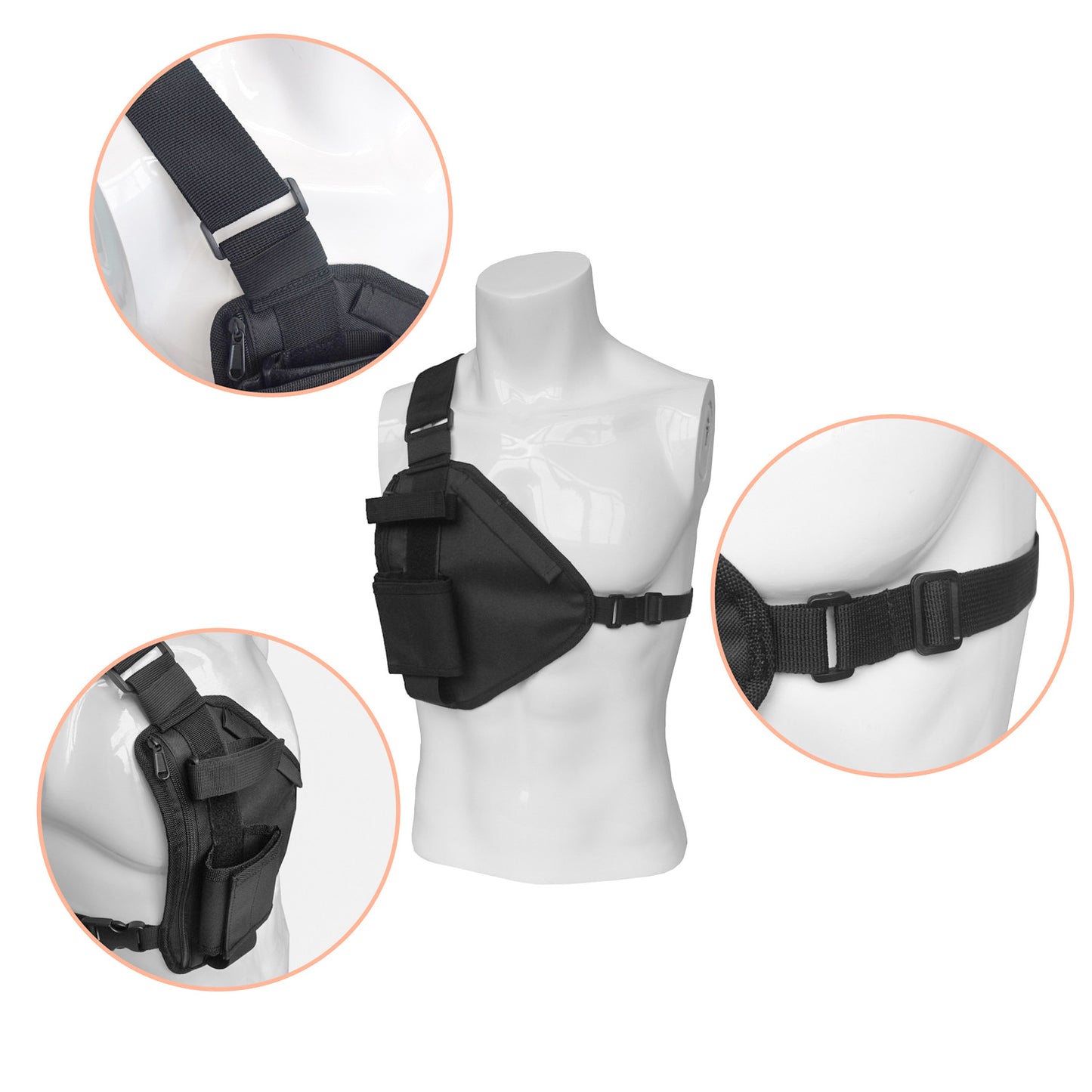 Tactical Vest Chest Bag