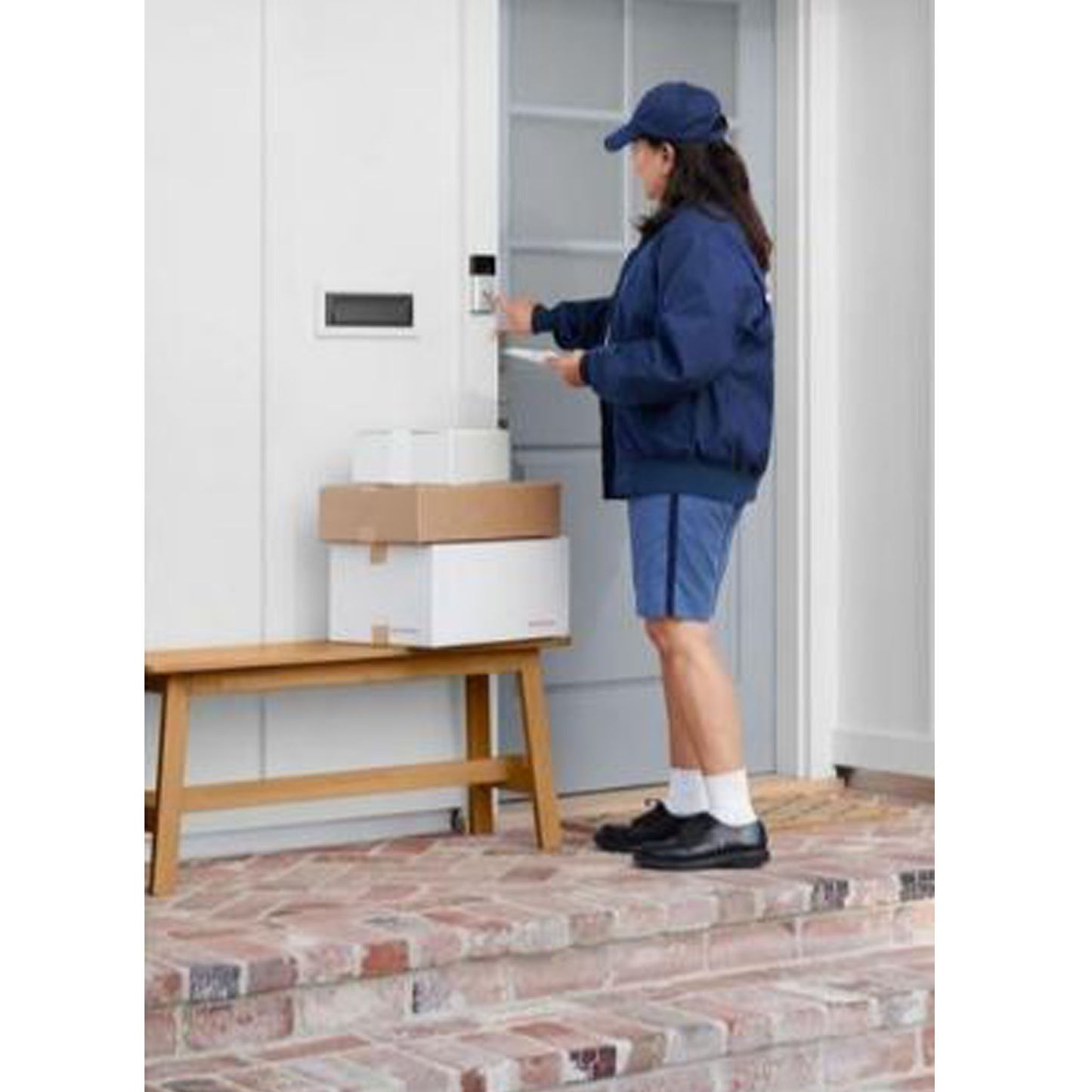 RING Video Doorbell (2nd Gen) & Chime Bundle - Satin Nickel