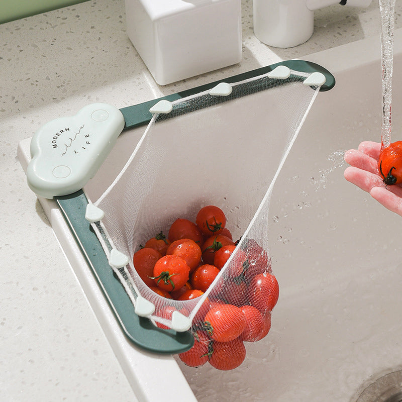 Triangular Cloud Sink Drain Rack Kitchen Garbage Filter Screen Dish