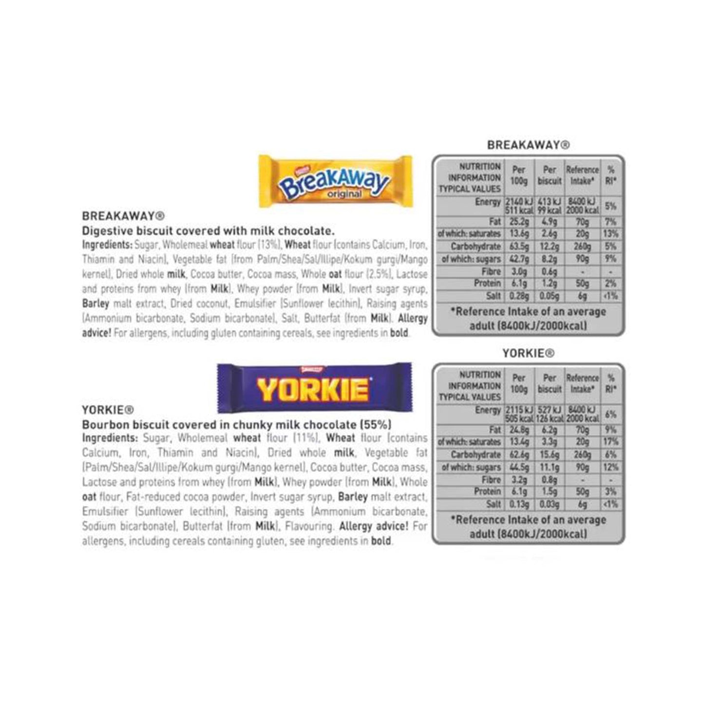 Nestle The Big Biscuit Box, 71 Bars