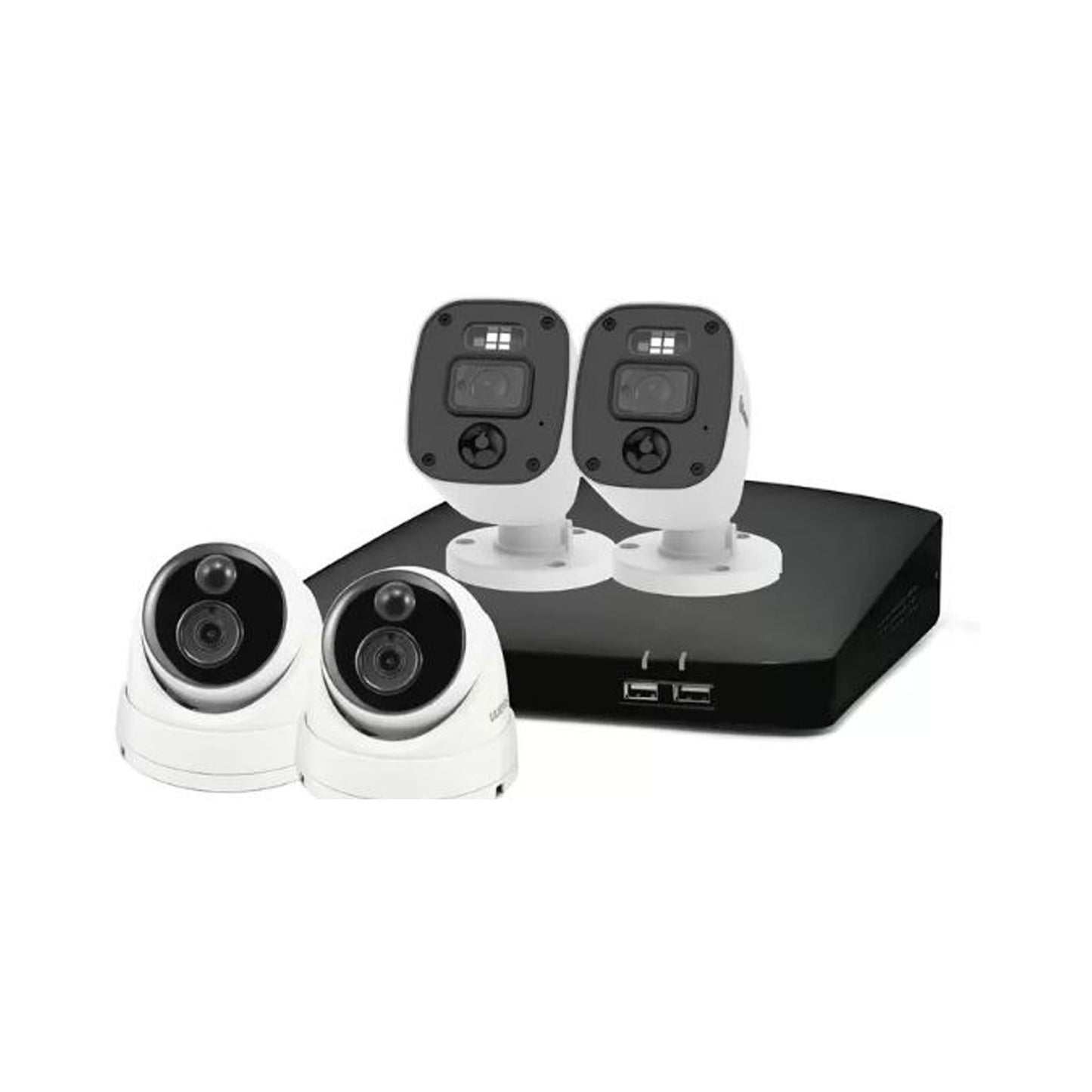 Swann 4 Channel 1080p 1TB DVR Recorder with 2 x Enforcer™ Bullet and 2 x Enforcer™ Dome Cameras, SWDVK-446802MQB2D-EU