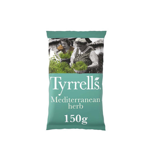 Tyrrells Mediterranean Herb Crisps 150G