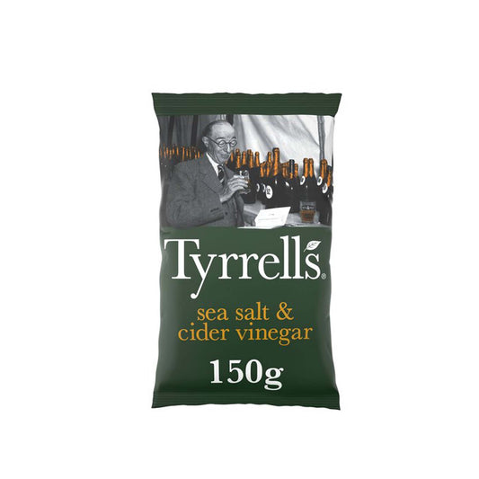 Tyrrells Sea Salted & Cider Vinegar Crisps 150G