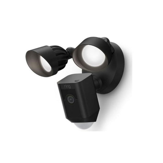 RING Floodlight Wired Plus Full HD 1080p WiFi Security Camera - Black
