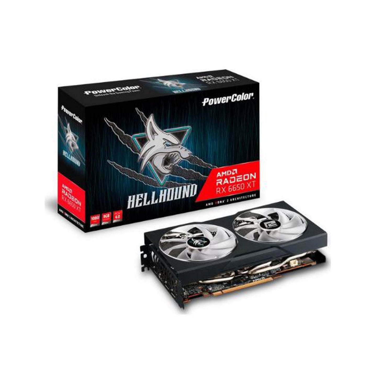 POWERCOLOR Radeon RX 6650 XT 8 GB Hellhound Graphics Card
