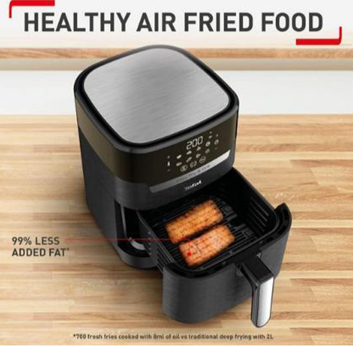 TEFAL EasyFry 2-in-1 Precision EY505827 Air Fryer - Black