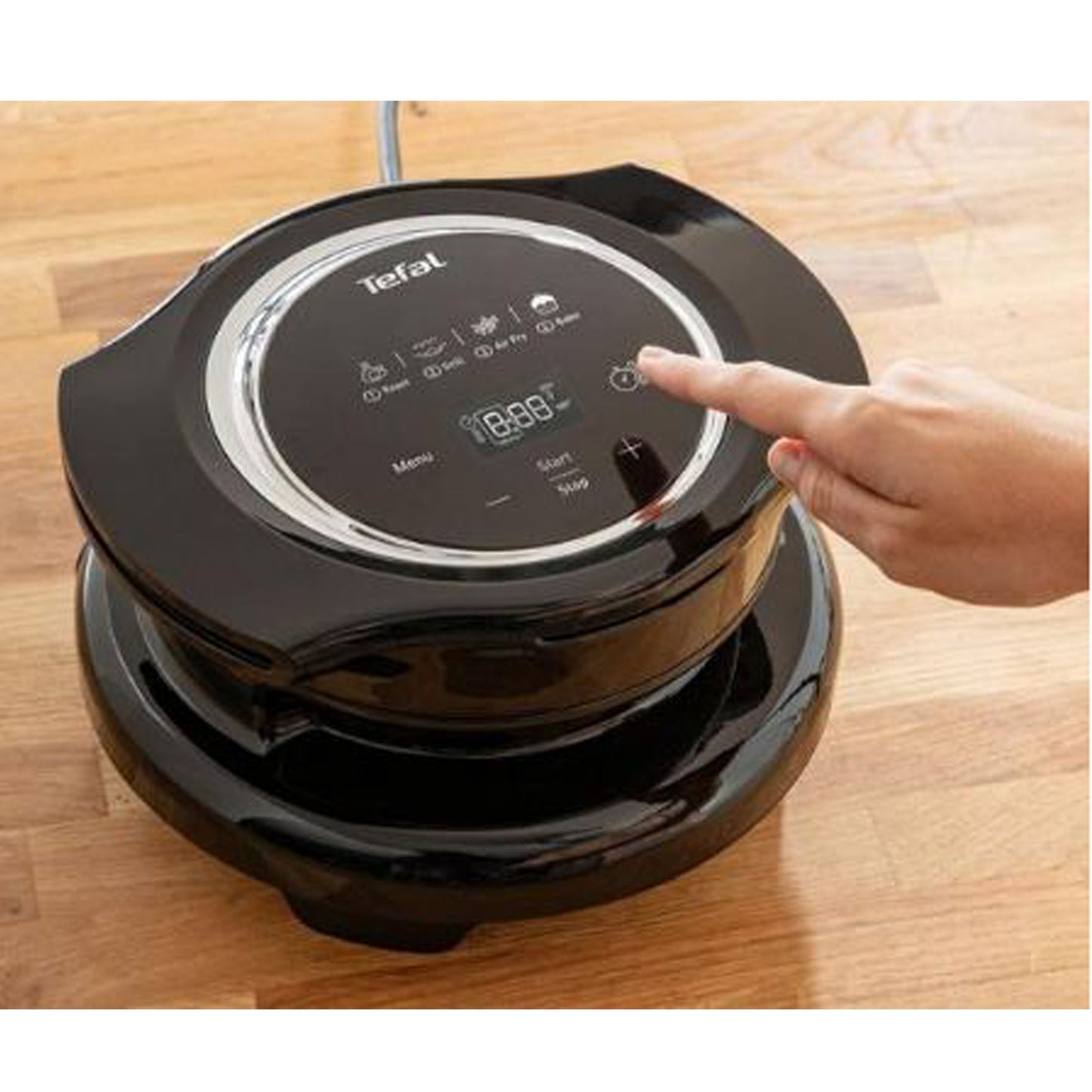 TEFAL Extra Crisp EY150840 Digital Air Fryer Lid – Black