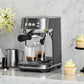 Sage Bambino Plus Pump Espresso Coffee Machine in Black Stainless Steel, SES500BST